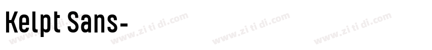 Kelpt Sans字体转换